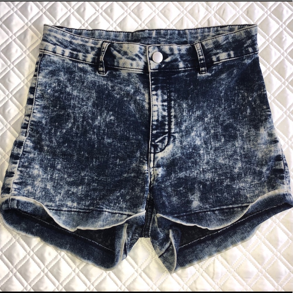 Jean Shorts, High-Waisted